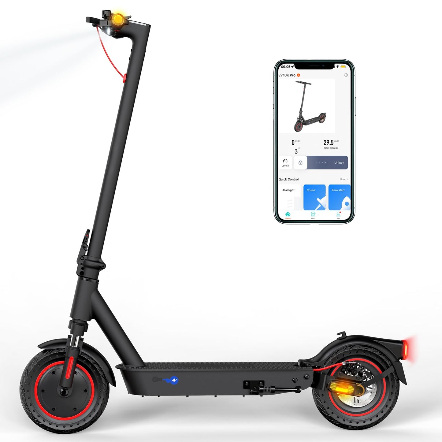 EVERCROSS EV10K PRO Klappbarer E-Scooter(Nicht-ABE)