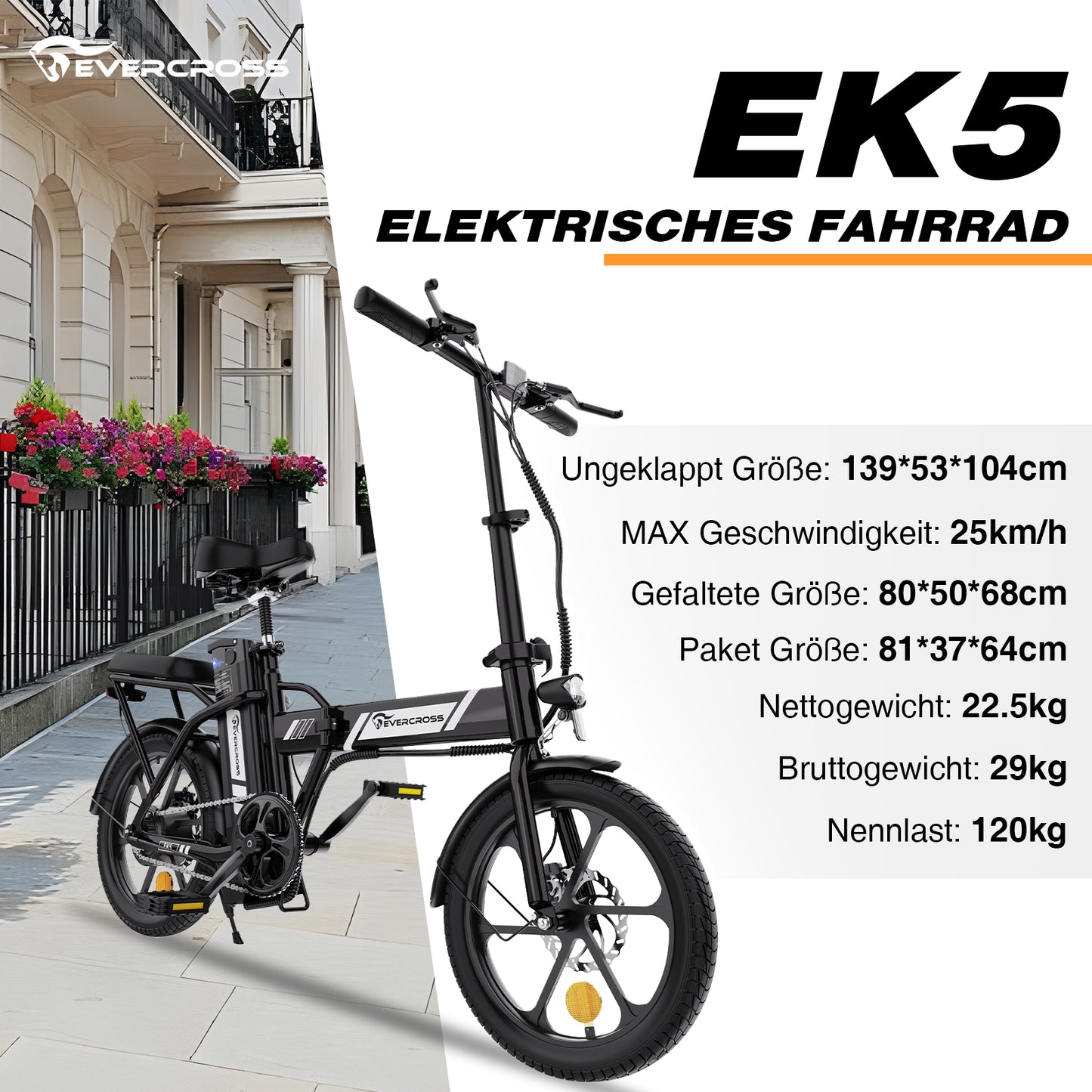 EVERCROSS EK5 Elektrofahrrad