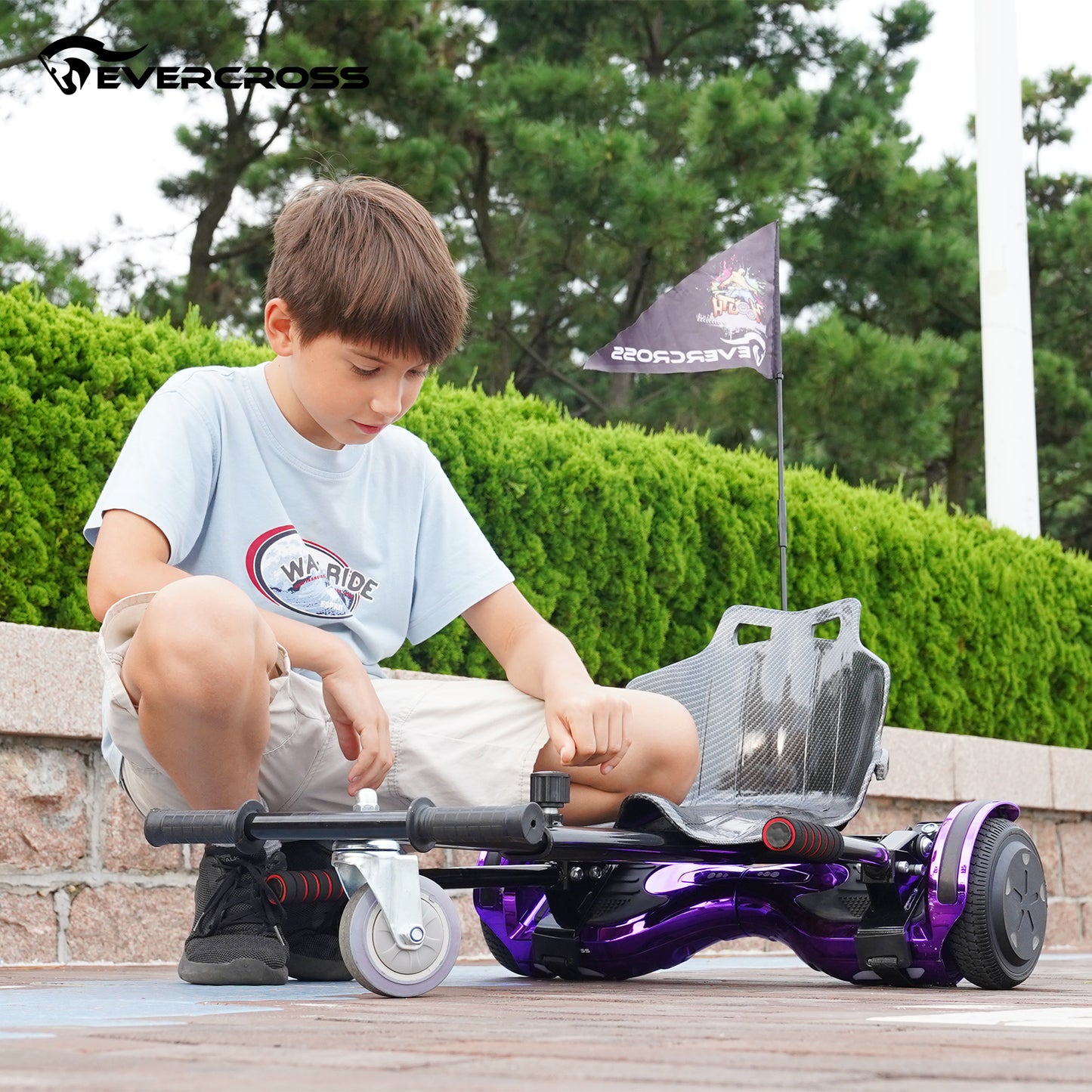 EVERCROSS XP10 Hoverboard, Self Balancing Scooter 6.5" with Seat