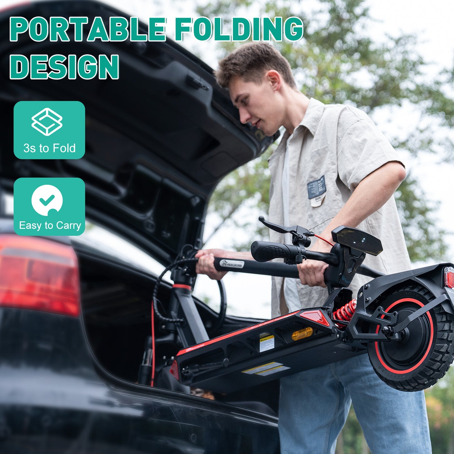 EVERCROSS A1 Faltbarer Elektroroller(NO ABE)