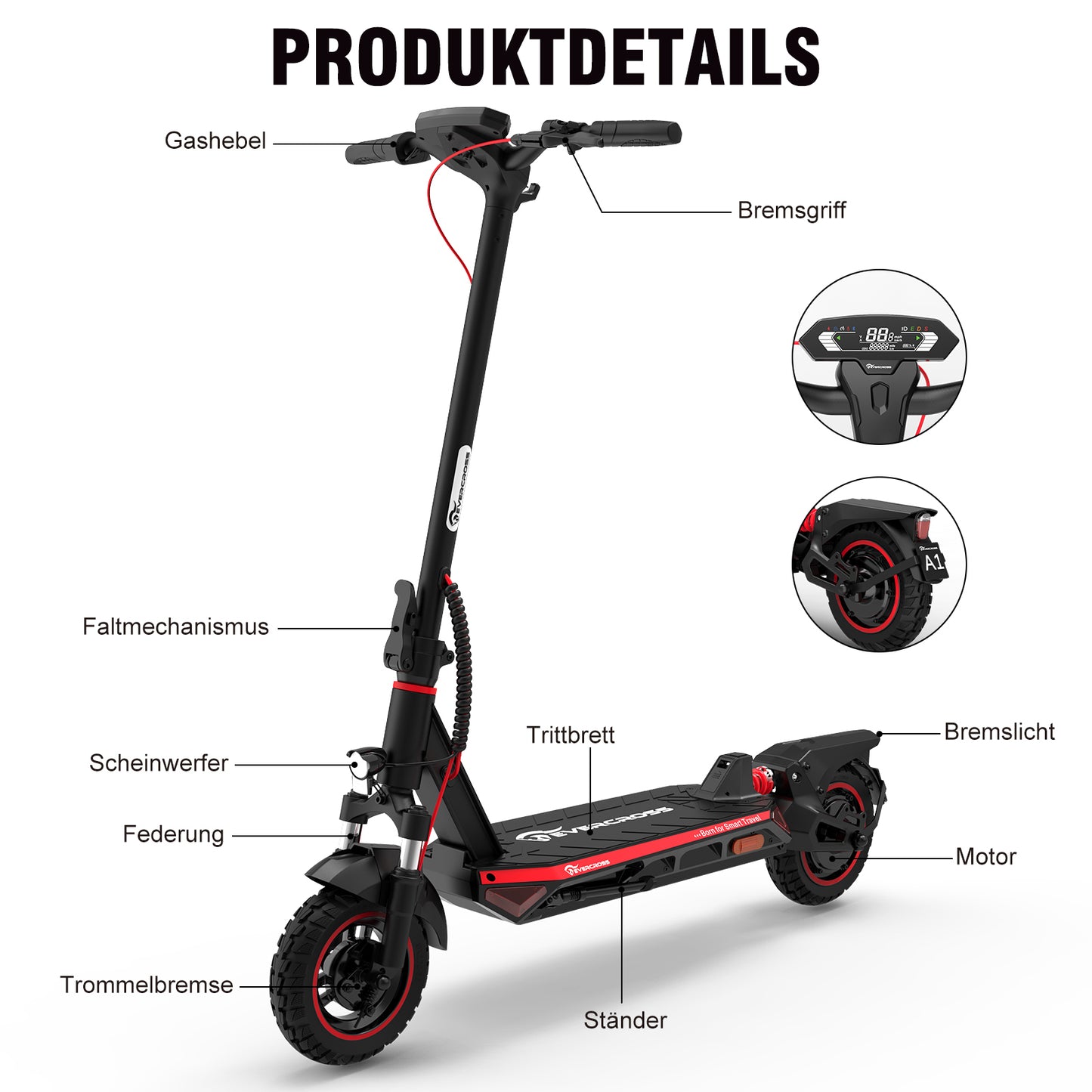 EVERCROSS A1 Electroroller(ABE)