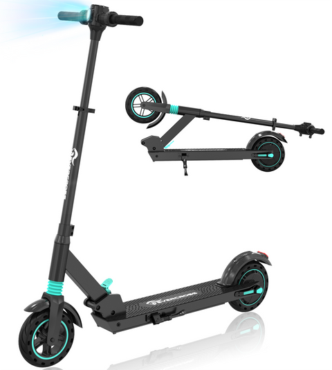 EVERCROSS E8 Electric Scooter - 8" Tires, 350W Motor, Max 15 MPH, 3 Speed Modes, Foldable Commuter