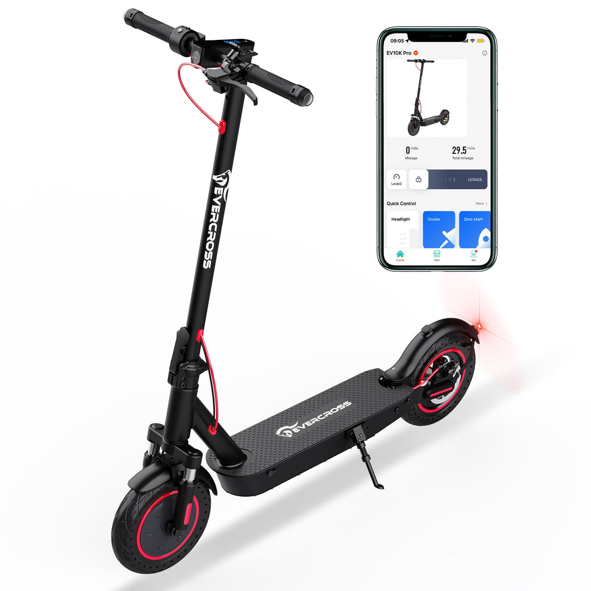 EVERCROSS Battery Replacement for EV10K PRO Electric Scooter (36V 10.4Ah)