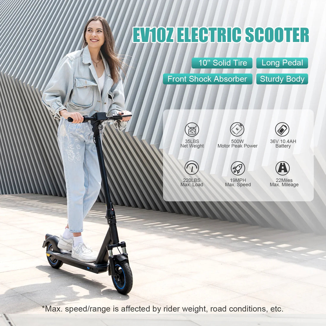 EVERCROSS EV10Z Electric Scooter Review