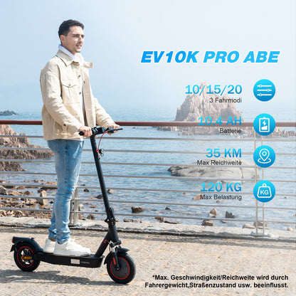 EVERCROSS EV10K PRO ABE Faltbarer Elektroroller