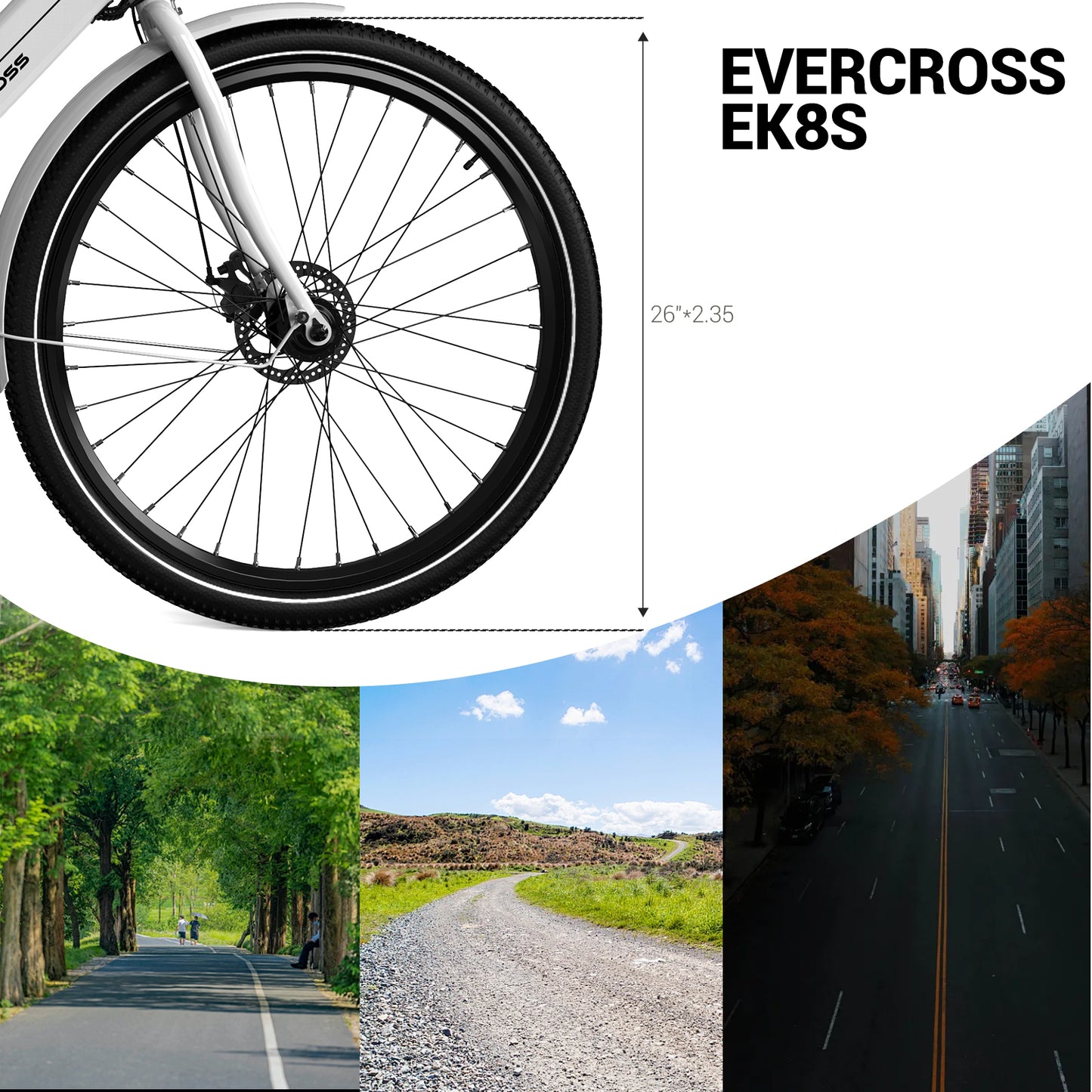 EVERCROSS EK8S Elektrofahrrad