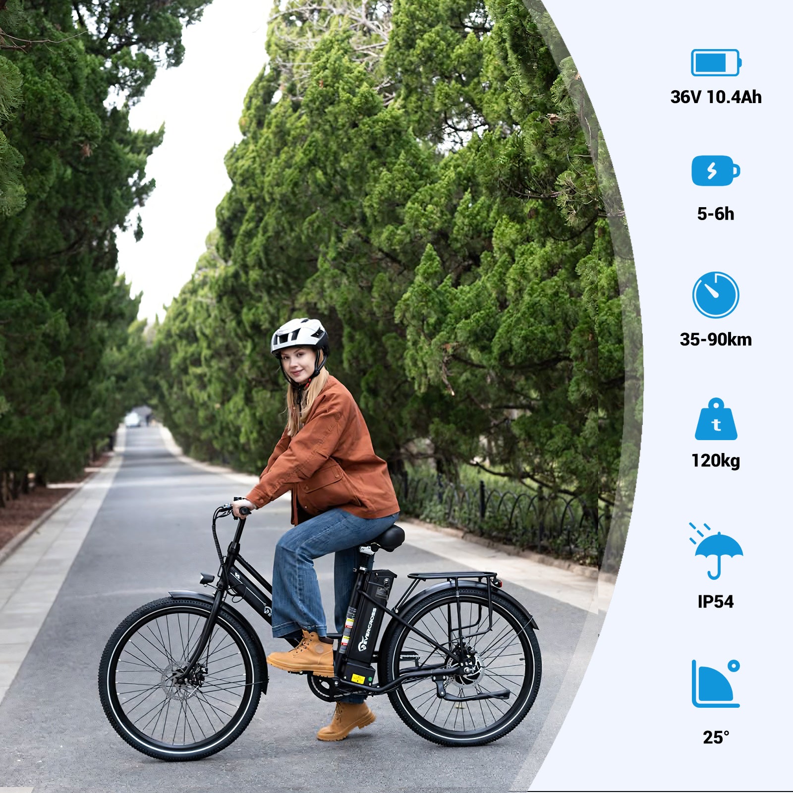 мужские elektrofahrrad EVERCROSS EK8S Elektrofahrrad – Leistungsstark & Stylisch Fahren – evercross.eu