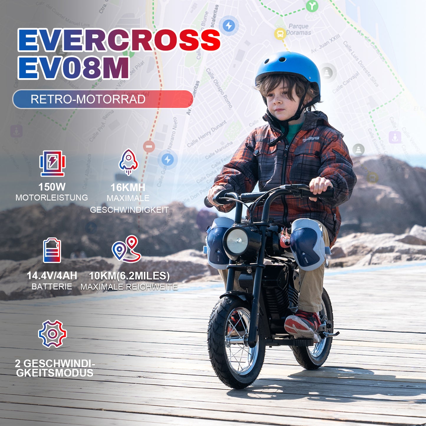 EVERCROSS EV08M Kindermotorrad