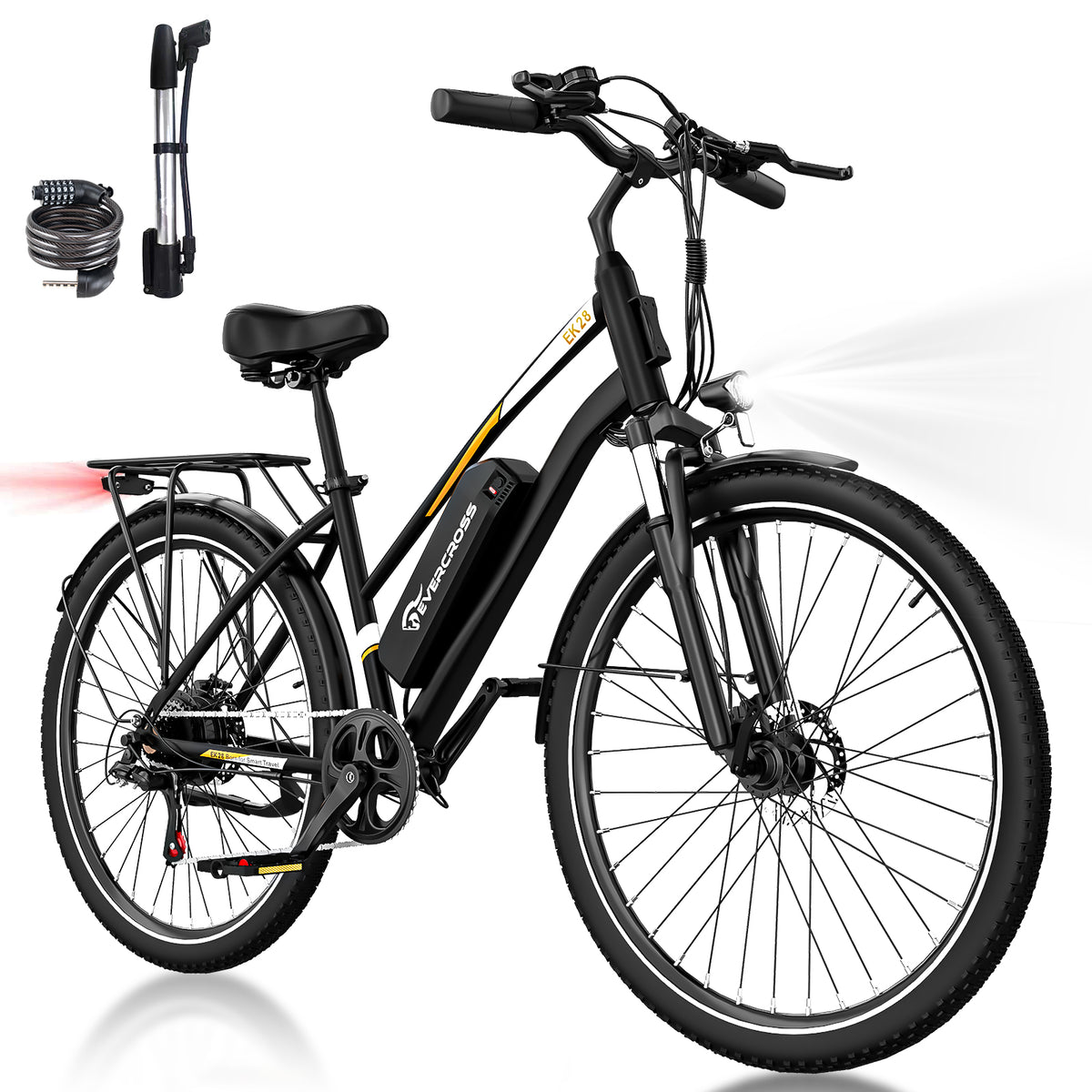 EVERCROSS EK28 28-Zoll-Reifen-Elektrofahrrad