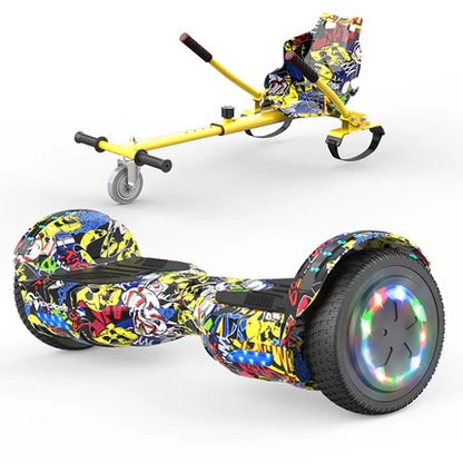 EVERCROSS XP10 Hoverboard, Self Balancing Scooter 6.5" with Seat