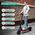 EVERCROSS A1 Electric Scooter for Adults - 800W Portable Commuting Scooter with Double Braking System, Dual Suspension and 10'' Honeycomb Solid Tires, Up to 31 Miles Long Range & 28 Mph