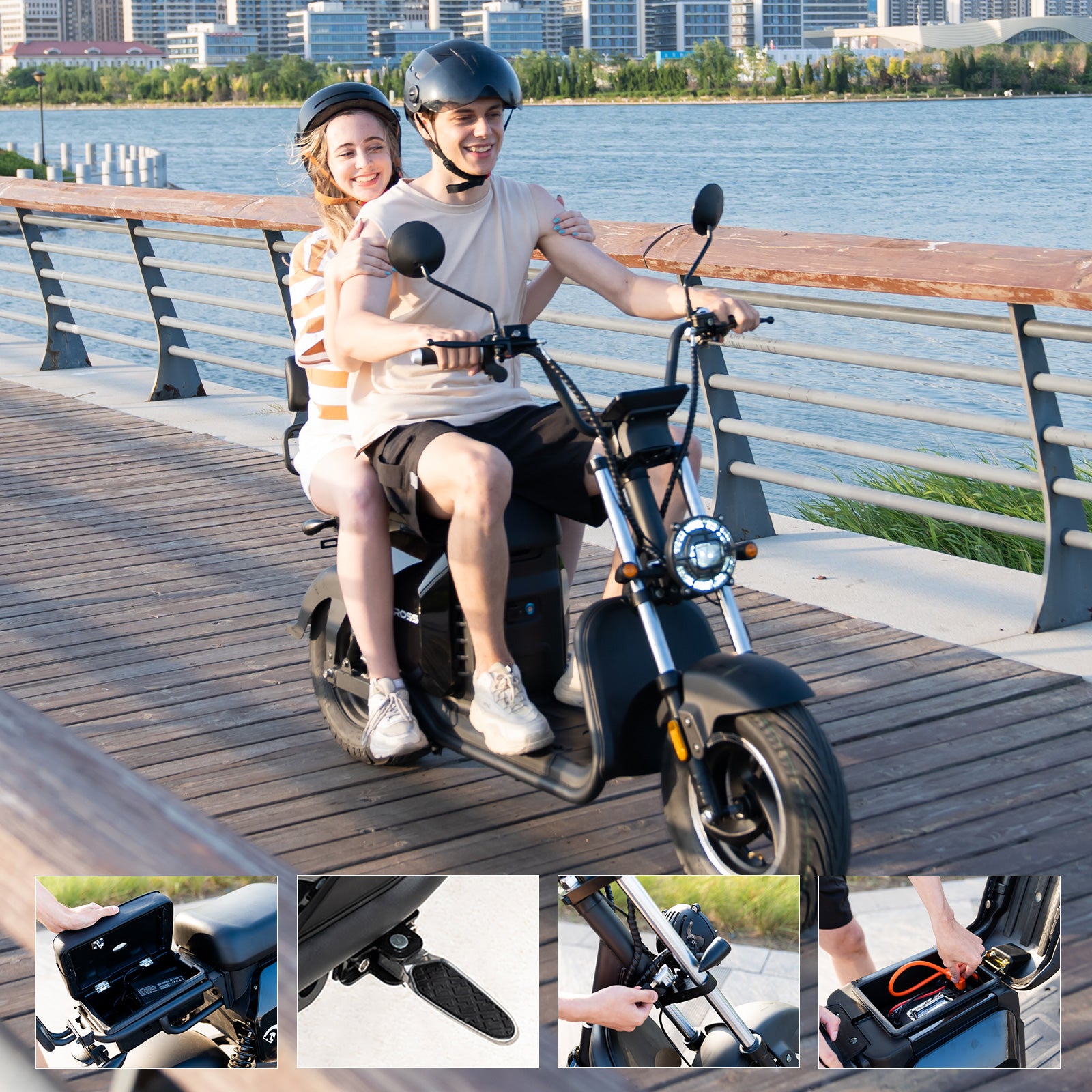 EVERCROSS 702 E-Scooter Duo 2000W - Powerful Electric Vehicle