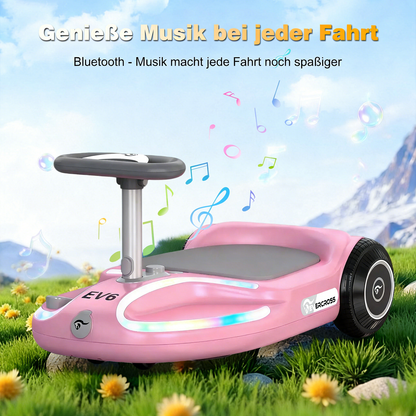 EVERCROSS EV6 Elektrofahrzeug für Kinder, Vier-in-Eins-Schaukelauto mit Pedalen