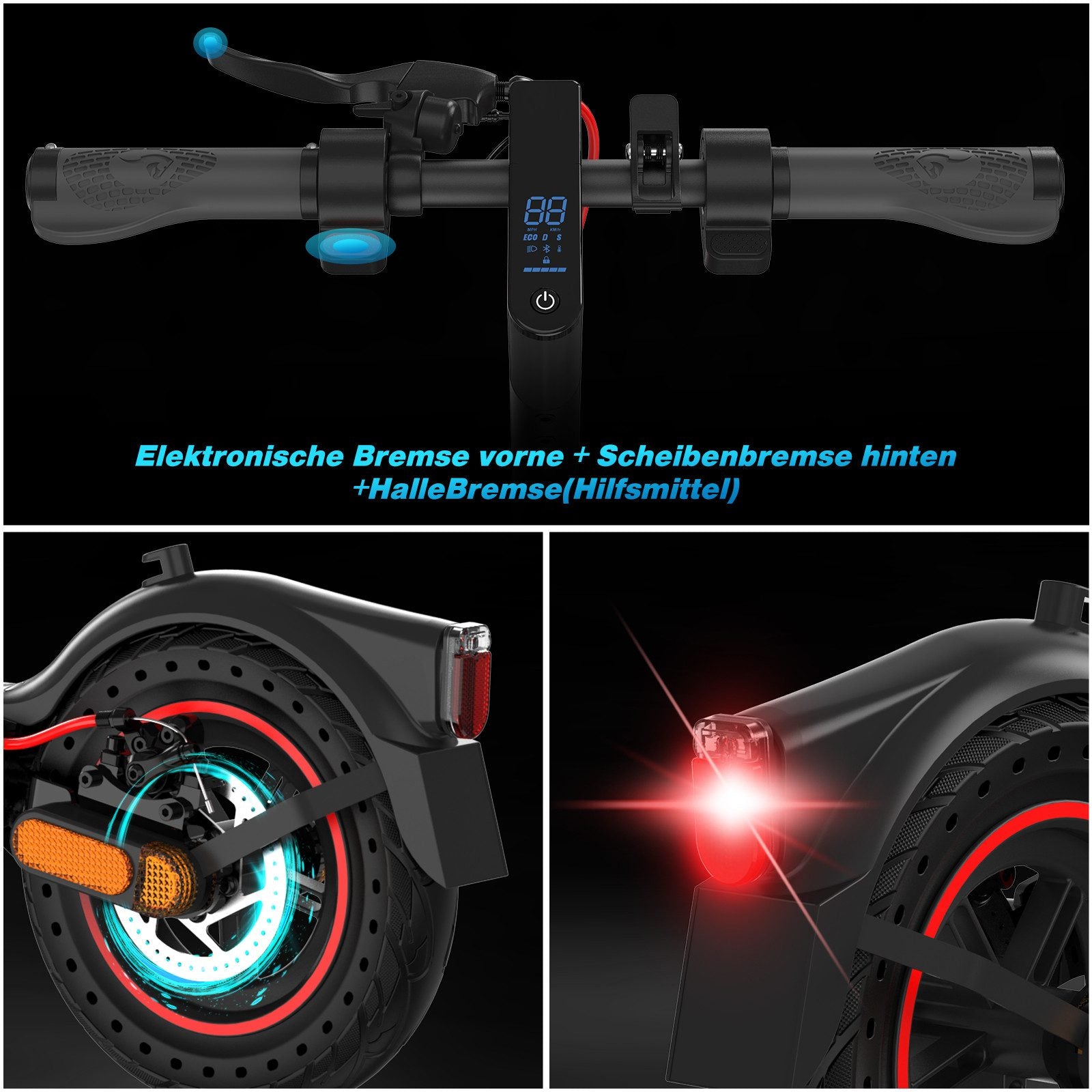 EVERCROSS EV10K PRO ABE Faltbarer Elektroroller