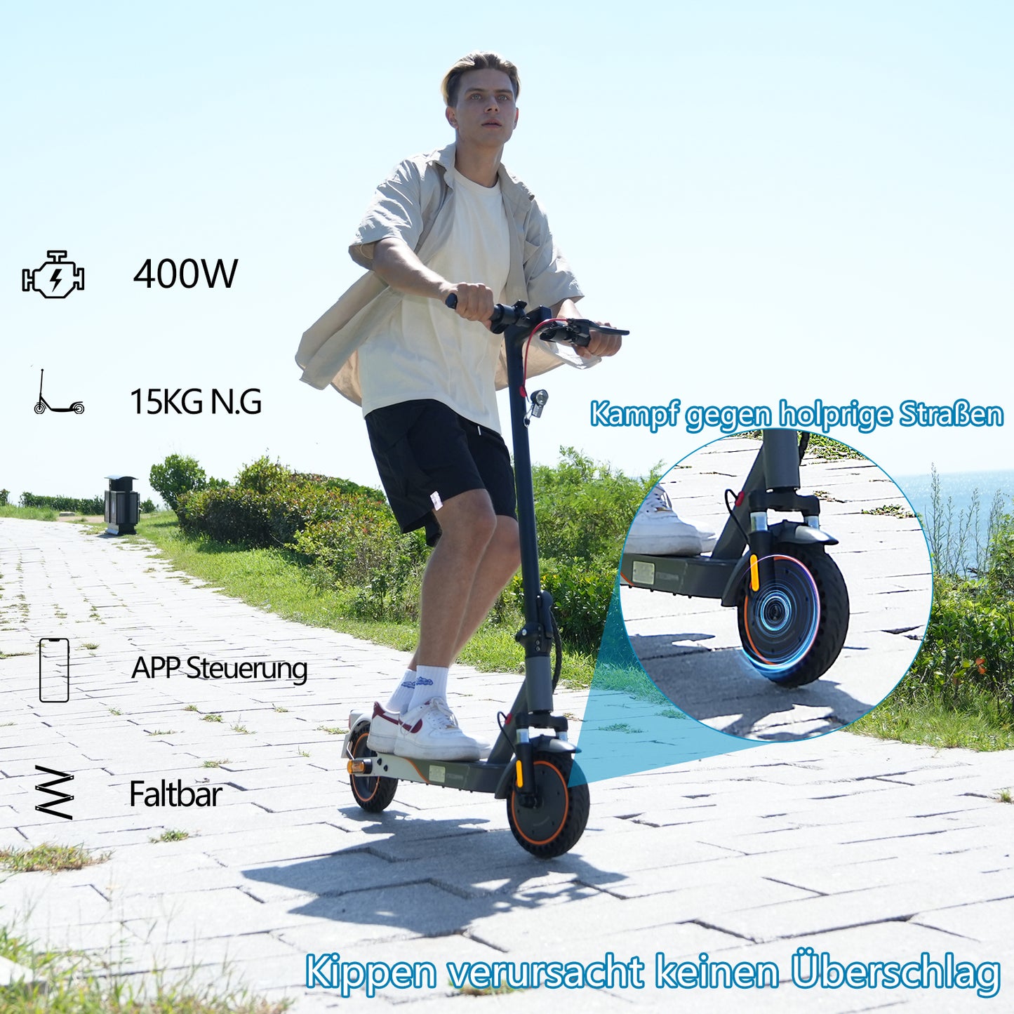 EVERCROSS EV85F Electric Scooter (ABE)