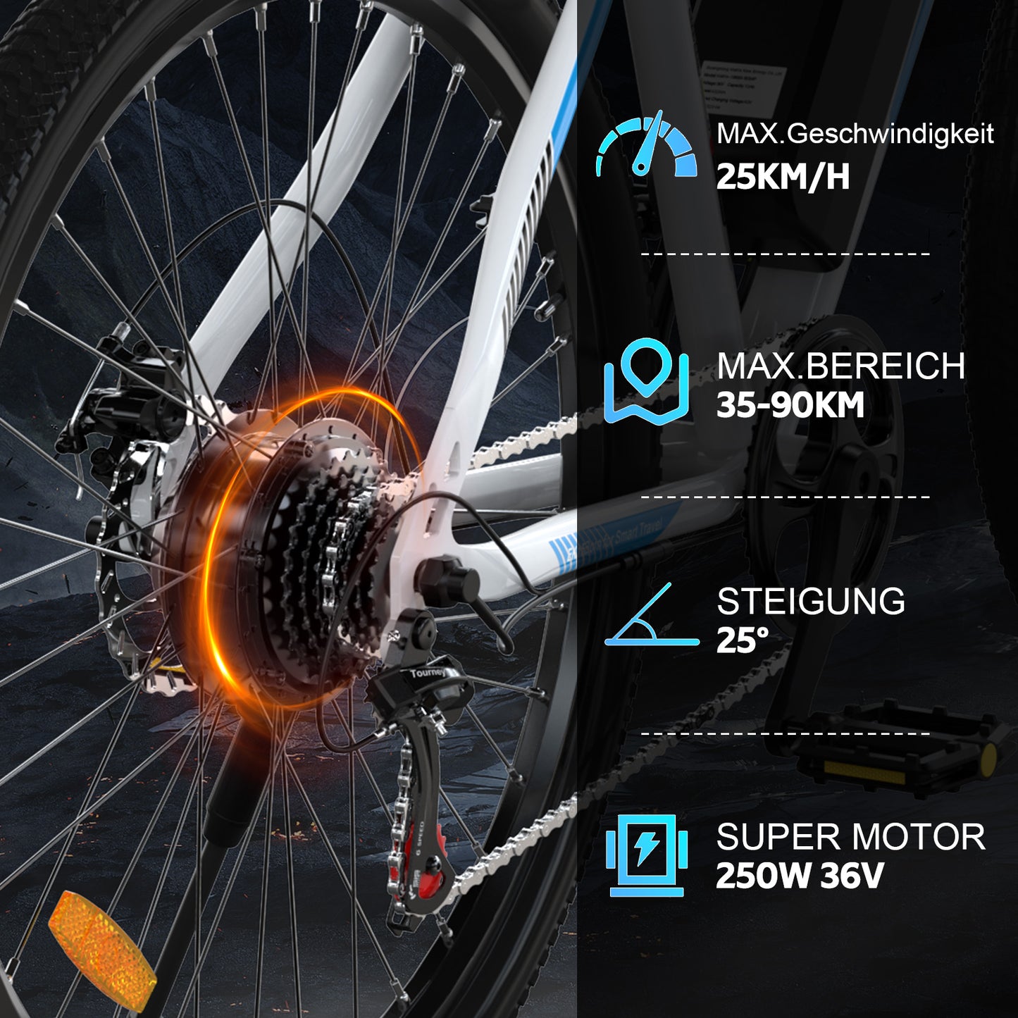 Evercross EK15 Adult Urban Elektrofahrrad