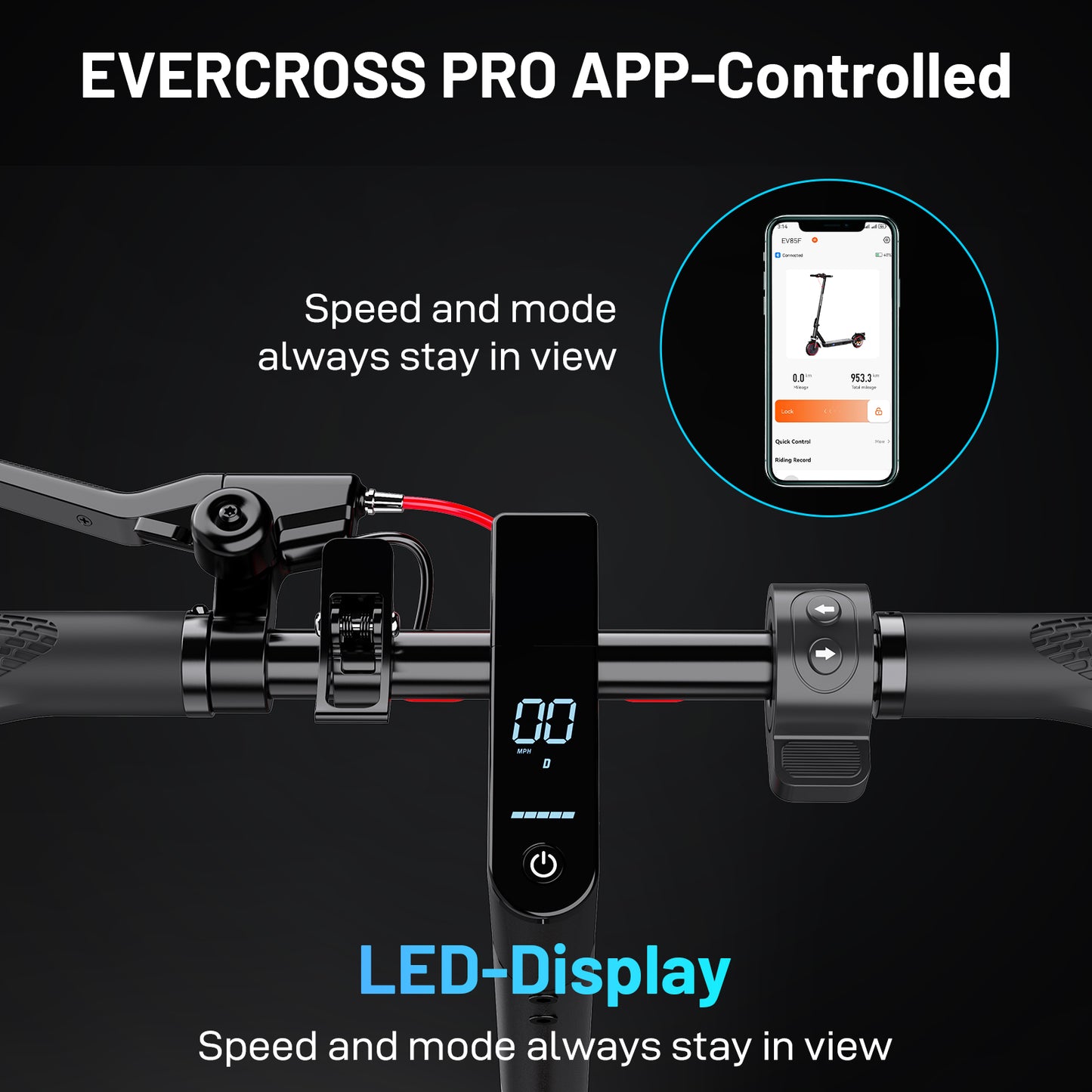 EVERCROSS EV10K PRO ABE Faltbarer Elektroroller