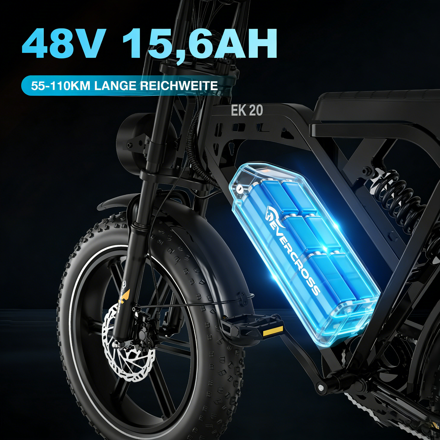 EVERCROSS EK20 Electro-Fatbike