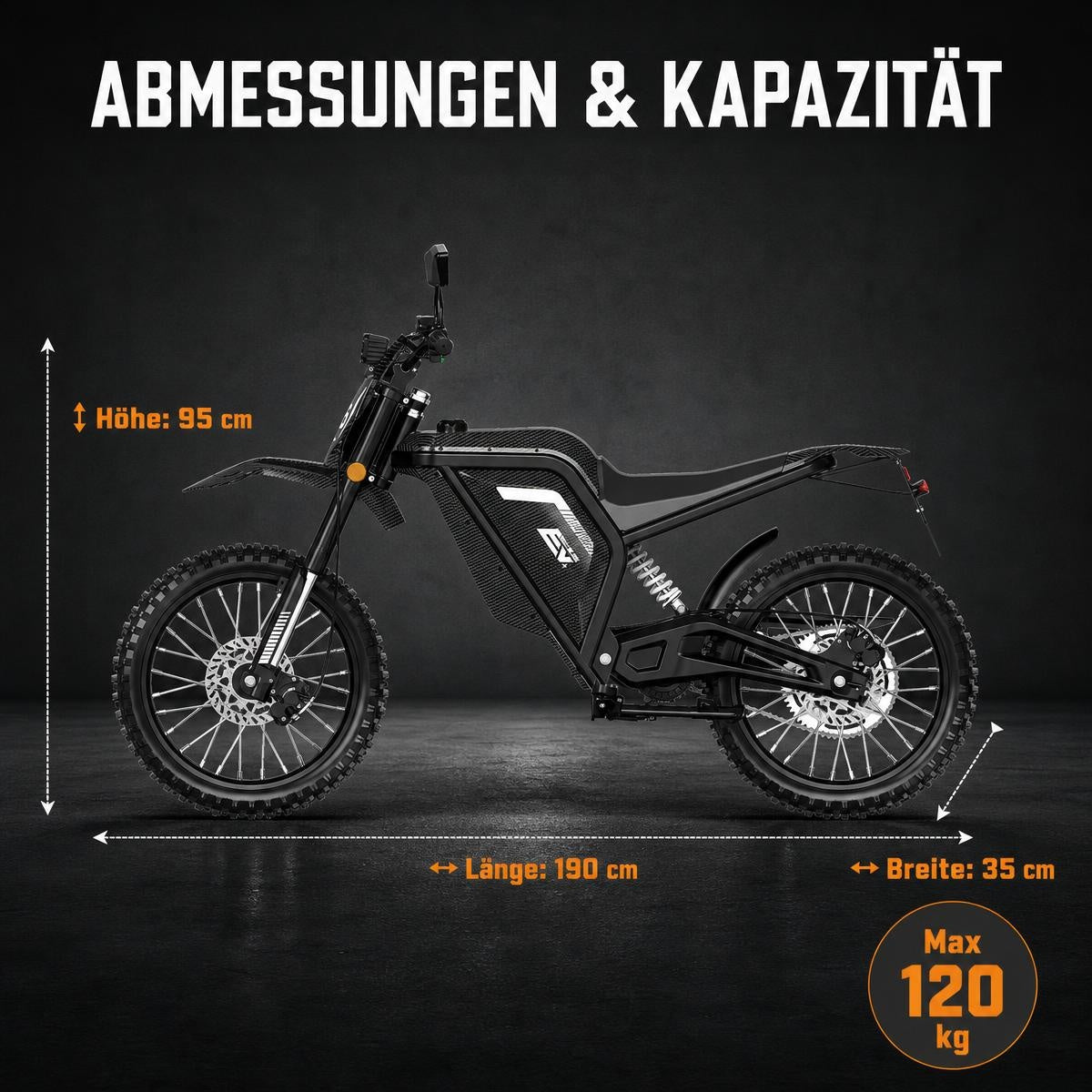 EVERCROSS EV22M E-Motorroller mit Straßenzulassung