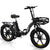 EVERCROSS EK6 Vélos électriques pliables avec 20 "x 4.0 Fat Tire