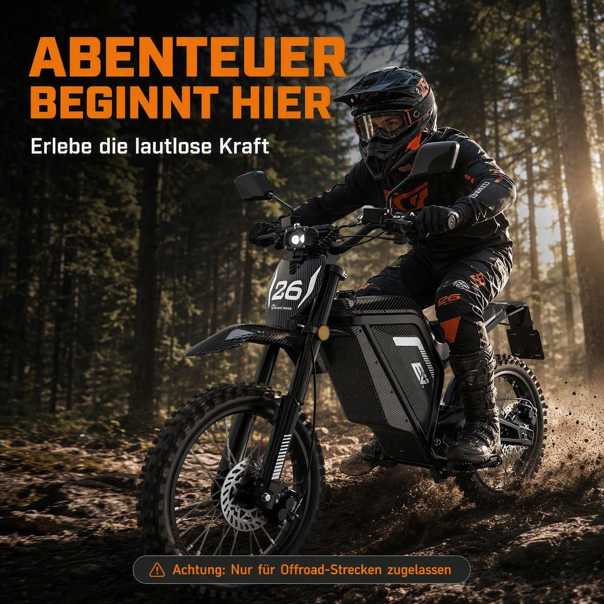 EVERCROSS EV22M E-Motorroller mit Straßenzulassung