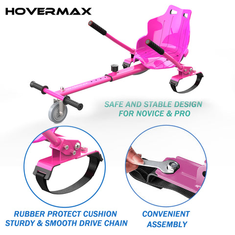 HOVERMAX Hoverboard Seat Attachment, Suitable for Kids & Adults