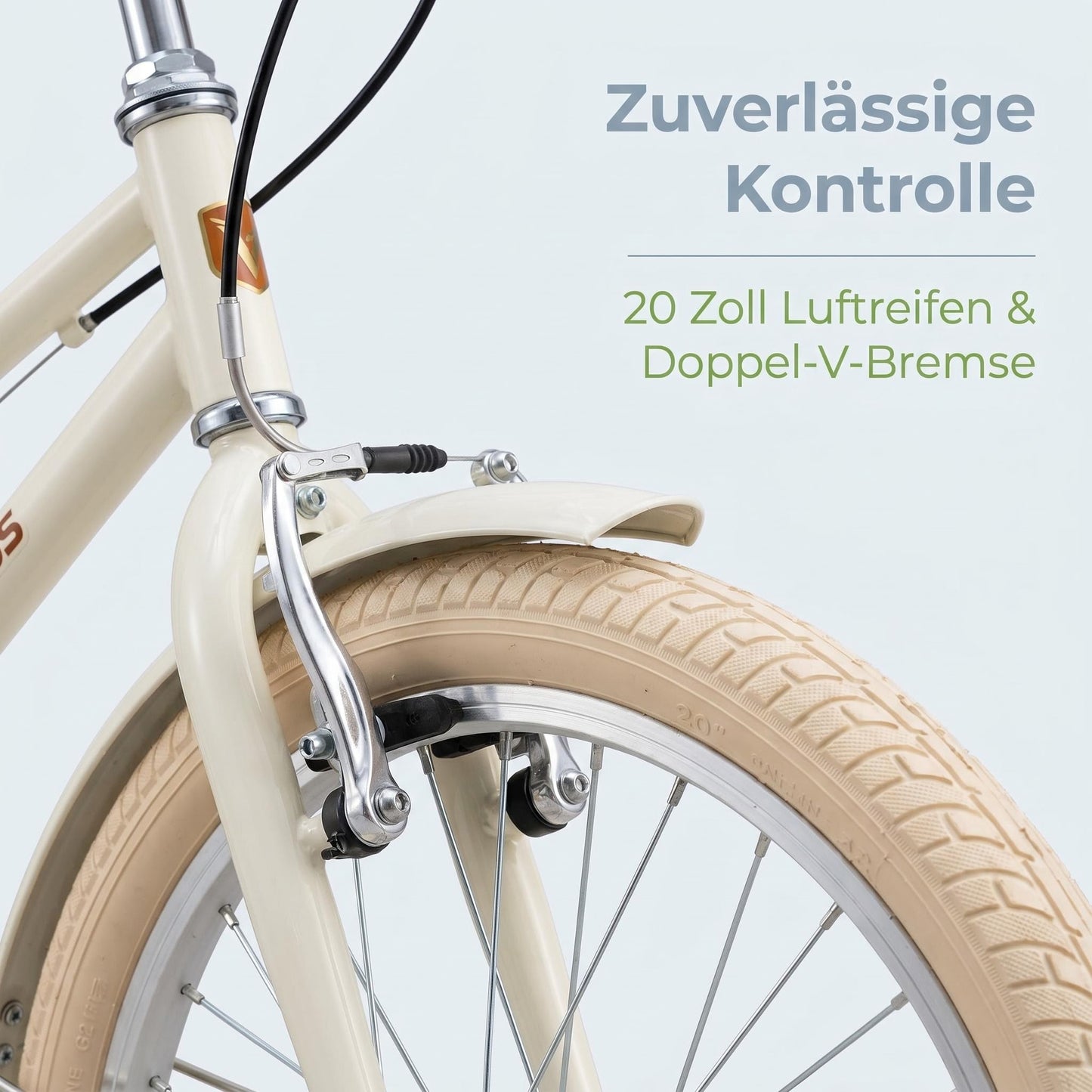 EVERCROSS EM2 Kids' Bicycle 20 inch Retro for children aged 6 and up