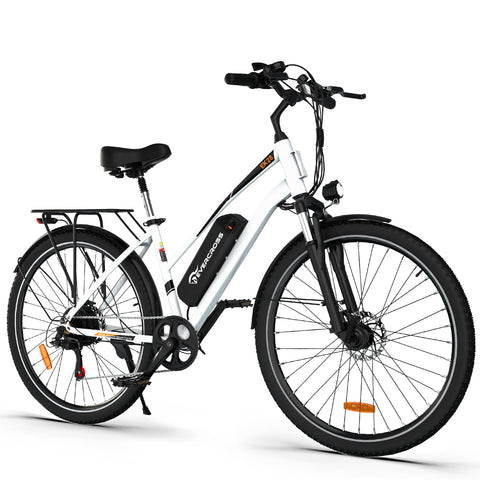 EVERCROSS EK28 28" Electric Bike for Adults, 500W Electric Mountain Bike with 36V 12AH Battery, 60 Miles Range & 20 MPH Ebike, 7 Speeds Electric Bicycle and Removable Li-ion Battery