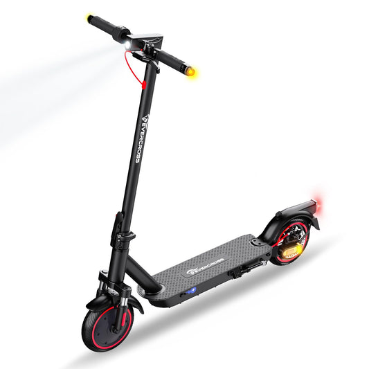 EVERCROSS EV85F Electric Scooter, 350W Motor, Up to 19 MPH & 19 Miles, 8.5'' Solid Tires & APP Control