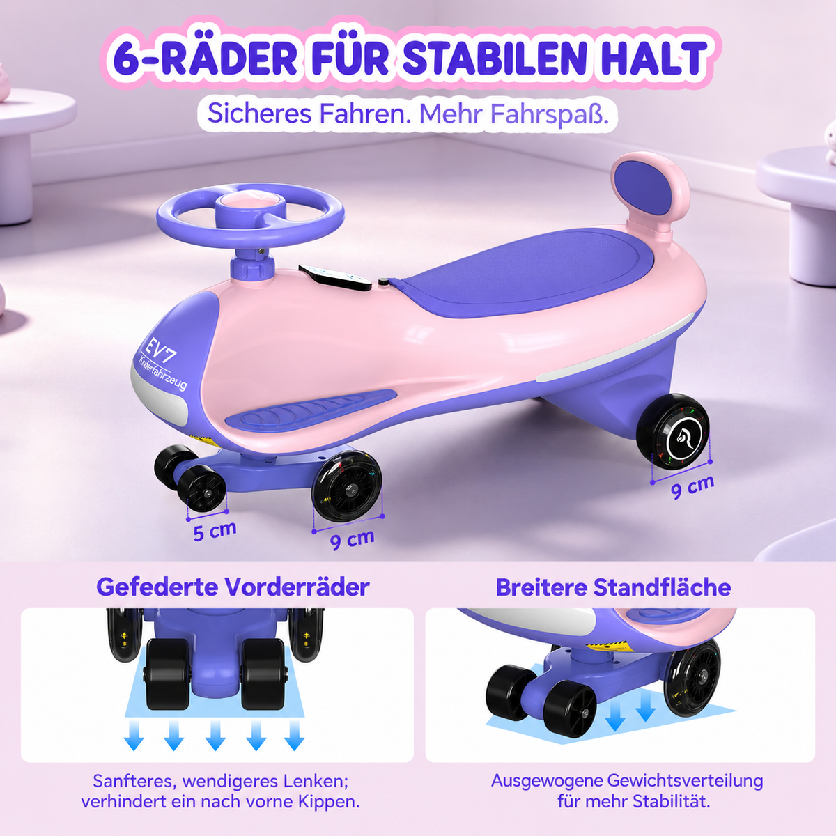 EVERCROSS EV7 Elektrisches Rutschauto für Kinder | 6+