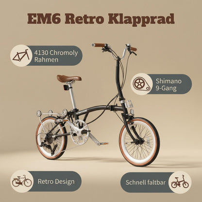 EVERCROSS EM6 16-Zoll-Klapprad
