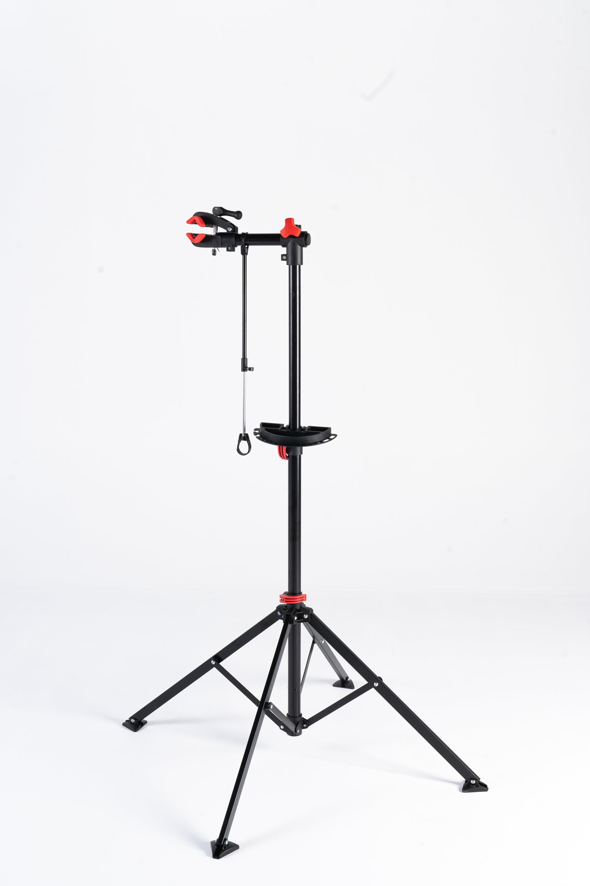 dreibein fahrradständer EVERCROSS Klappbarer Fahrrad-Montageständer mit 360° drehbarer Klemme, höhenverstellbar bis 1,73 m, magnetische Werkzeugablage, stabiles