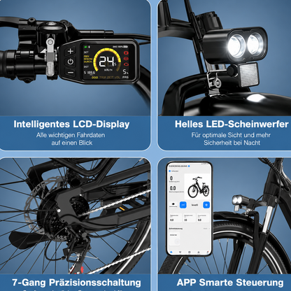EVERCROSS EK25 Elektrofahrrad mit Drehmomentsensor