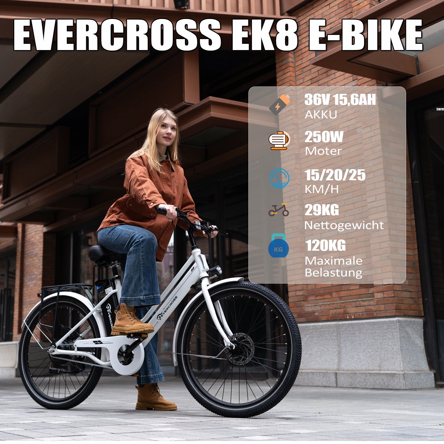 EVERCROSS EK8S Elektrofahrrad
