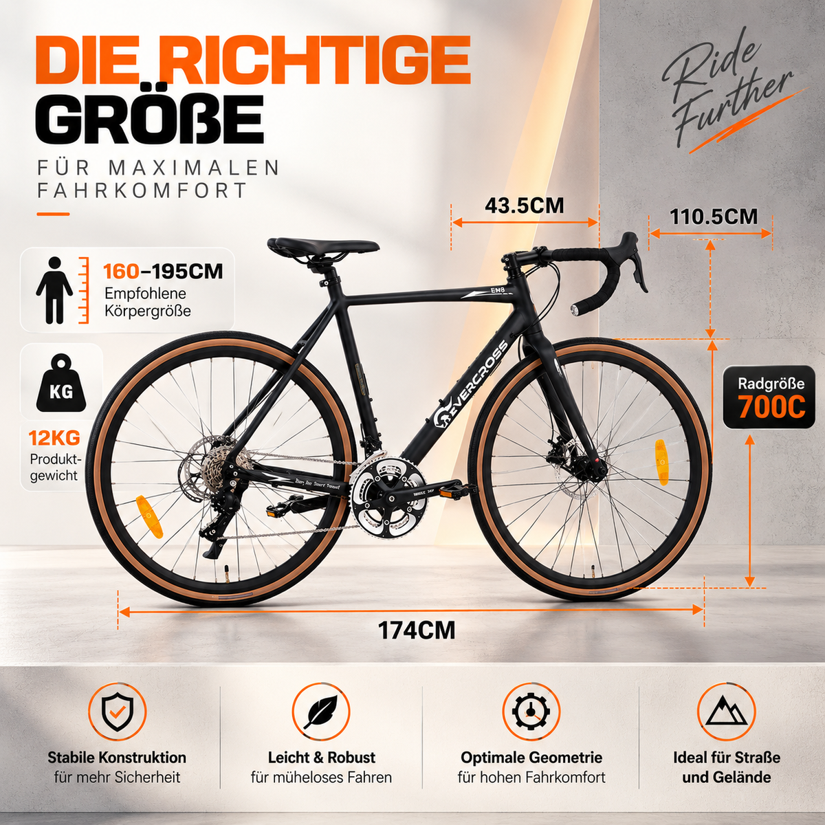 EVERCROSS EM8 mountain bike for adults