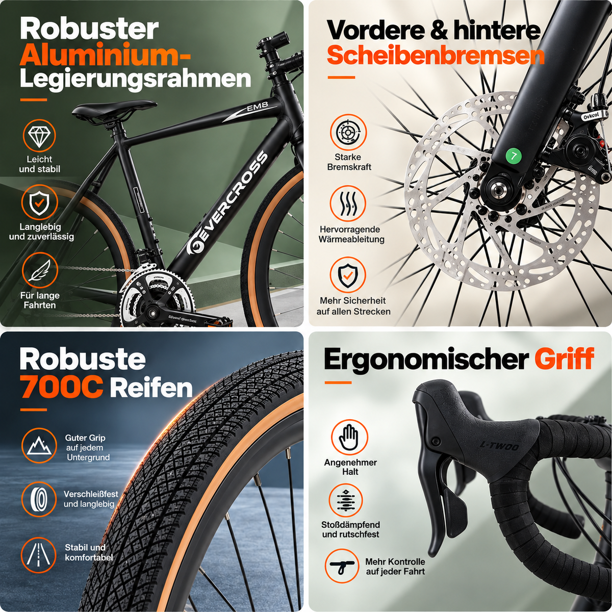 EVERCROSS EM8 mountain bike for adults