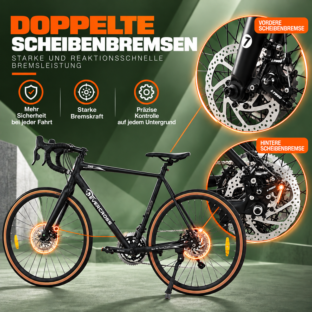 EVERCROSS EM8 mountain bike for adults