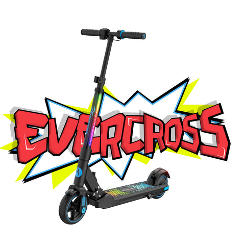 EVERCROSS EV06C Electric Scooter for Kids Ages 6-12, Up to 9.3 MPH & 5 Miles