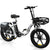 EVERCROSS EK6 Vélos électriques pliables avec 20 "x 4.0 Fat Tire