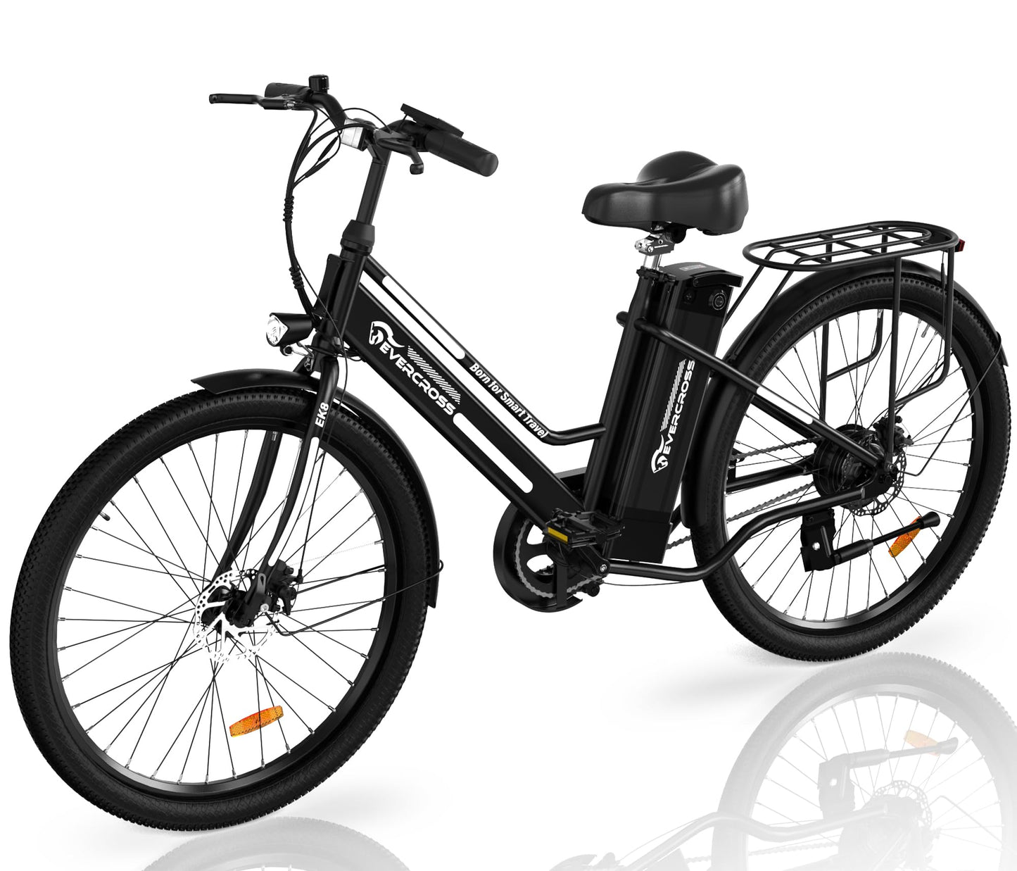 EVERCROSS EK8S Elektro fahrrad für Erwachsene, 26 ''Pedal-Assist-Elektro fahrrad