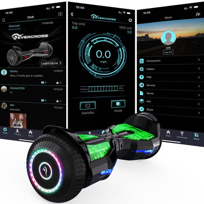 EVERCROSS Hoverboard, 6.5 Inch Self Balancing Hoverboards with Bluetooth