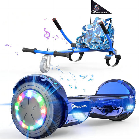 EVERCROSS Hoverboard, zelfbalancerende scooter 6.5 "met stoel