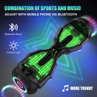 EVERCROSS Hoverboard, 6.5 Inch Self Balancing Hoverboards with Bluetooth