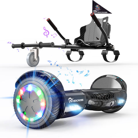 EVERCROSS Hoverboard, scooter autoequilibrante da 6,5 "con sedile