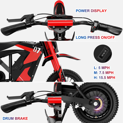 EVERCROSS EV12M Kinder-Elektromotorrad