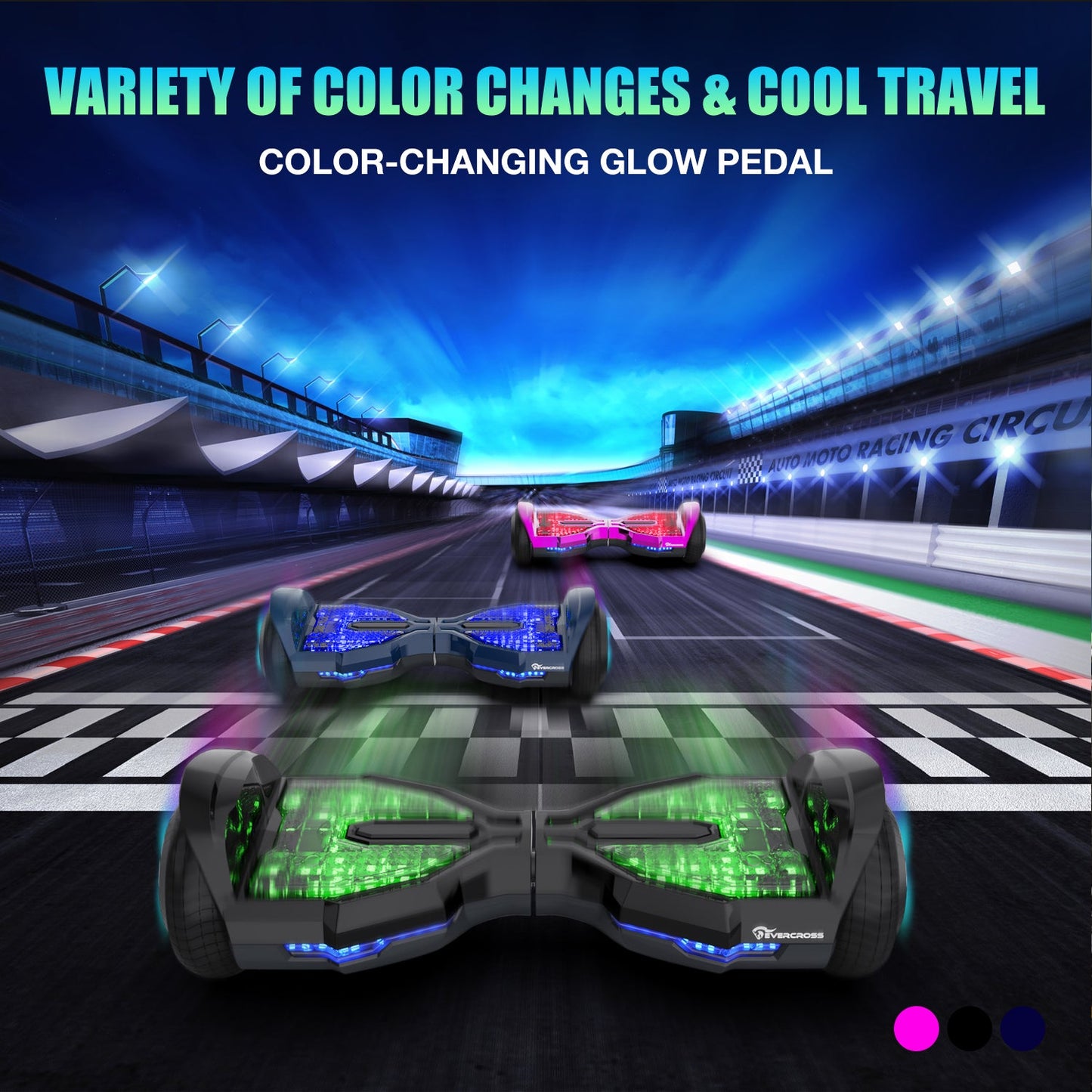 EVERCROSS Hoverboard, 6.5 Inch Self Balancing Hoverboards with Bluetooth